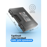 Тестер давления масла в комплекте с резьбовыми переходниками Forsage 12 предметов  F-912G1(18186)