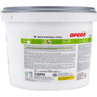 Акриловая эмаль Ореол универсальная глянцевая белая пластик 2.5 кг 70645