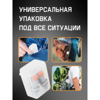 Противошумные многоразовые силиконовые беруши со шнурком Jeta Safety Sonido MAX в чехле JEM31