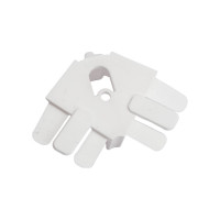 Угол розетка Legrand плоский переменный для мини-плинтусов DLPlus 20x12,5 белый 030223