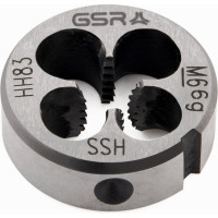 Плашка круглая GSR M6 DIN EN 22568 B HSS M6 B00402190