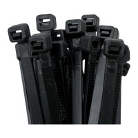 Нейлоновые стяжки Промрукав 3,6x150, черные, 100 шт. PR08.3067