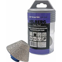 Фреза алмазная конусная по плитке Hilberg 20-48 мм Super Hard m14 HH348