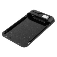 Внешний корпус AgeStar USB 2.0 2,5" SATA, сталь+пластик,черн,безвинт.констр, SUB2A8 (BLACK)