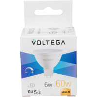 Светодиодная лампа VOLTEGA Софит GU5.3 2800К 6W диммируемый 7170