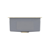 Мойка для подстольного монтажа MIXLINE PRO 45x42х20 см, толщина 3 мм, выпуск 3 1/2, с сифоном, золото 548566