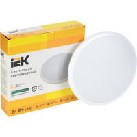 Светильник IEK LED ДПБ 3005 24Вт, IP54, 4000K, круг, белый LDPB0-3005-24-4000-K01