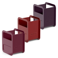 Настольная пластиковая подставка ErichKrause Techno Marsala ассорти из 3 цветов 55858