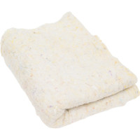 Тряпка для пола ООО Комус нетканое регенерированное прошивное полотно, белое 70x80 см 549601