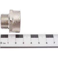 Переходник STI Ду20x15 (3/4" х 1/2") В-Н никелированный D270-05062