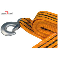 Ленточный трос 6 т в пакете 2 крюка СЕРВИС КЛЮЧ 73706