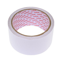 Клейкая двухсторонняя лента Hatber 50 ммх10 м, на полипропиленовой основе, 6 шт 052045