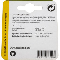 Шайбы полировальные из флиса (2 шт; 22 мм) Proxxon PR- 28299