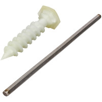 Анкер-шуруп для газобетона BEFAST ГБ 12/18x90, без диска-рондоли, 70 шт. ASBF090BR70S