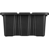 Ящик Бытпласт "ХОББИ" 430x340x180 мм, 25 л, черный 43122910016