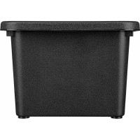 Ящик Бытпласт "ХОББИ" 430x340x180 мм, 25 л, черный 43122910016