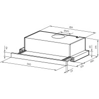 Вытяжка Lex HONVER G 500 BLACK TRHI000012