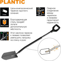 Штыковая лопата Plantic Terra Pro 11002-01