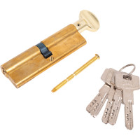 Цилиндровый механизм с вертушкой KALE KILIT 164 BM/100 (45+10+45) мм, латунь, 5 кл. 7713