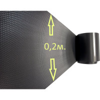 Дизайнерская лента ГЕОКАРКАС H RAL7016-190мм/длина:10,2м (МПл) 70-00020591