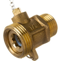 Шаровой кран EUROS дренажный с пробкой 1/2" НР Арт.:EU.ST1058035 12