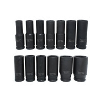 Набор головок ударных глубоких 13 шт, Rockforce RF-4137MPB(50485)