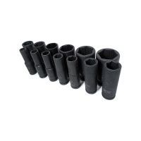 Набор головок ударных глубоких 13 шт, Rockforce RF-4137MPB(50485)