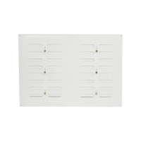 Решётка вентиляционная раздвижная 240x340 мм, цвет белый Трибатрон 87978