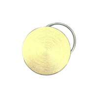 Латунная печать ТПК Технологии Контроля d 25 мм с кольцом заготовка без гравировки 24165