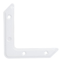 Угольник СКОБЯНОЙ УГ75-2 белый, 4 шт. 008960