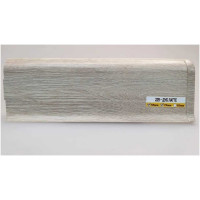 Напольный плинтус с центральной планкой IDEAL Классик 70 мм, 2.2 м, 229 дуб латте К-П70п 229 дуб