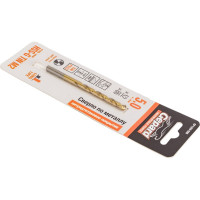 Сверло спиральное по металлу 5x52x86 мм, HSS TIN Gepard GP1350-086