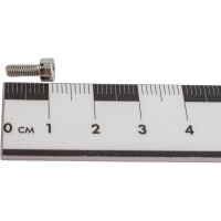 Болт с внутренним шестигранником ВИРТУОЗ 3x8 мм, DIN 912, нержавеющая сталь А2, 4 шт. 35718