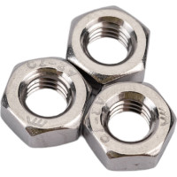 Шестигранная гайка ВИРТУОЗ M6, DIN 934, нержавеющая сталь А2, 8 шт. 35985