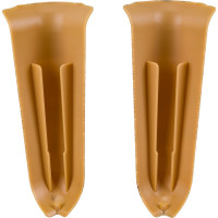 Наружный угол для плинтуса IDEAL Классик 85 мм, 206 дуб коньячный К-П85-Нк-Ф2 206 дуб КНЧ