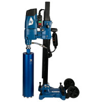Установка для алмазного бурения KEOS KS-250 Aset (двигатель + стойка c регулировкой) KS-250ASET