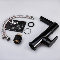 Смеситель для раковины Ekko черный E1083-8