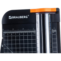 Роликовый резак BRAUBERG SUPER A4, до 12 л, длина реза 310 мм, линейка, А4 532328