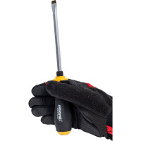 Плоская шлицевая ударная отвертка Felo Ergonic 9,0X1,6X150 45009040