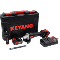 Угловая шлифмашина KEYANG DG20BLH-125SV (Set) 125 мм, 2 АКБ+1 ЗУ