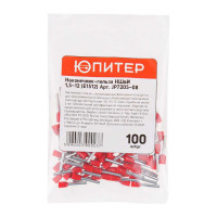 Кабельный наконечник ЮПИТЕР НШвИ 1,5-12 1,5 мм2 100 штук JP7205-08