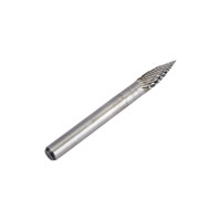 Борфреза гиперболическая с точечным торцом (G) 6 ВК8 dхв=6 мм Х-образная насечка Beltools ri.377.21