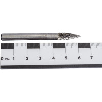 Борфреза гиперболическая с точечным торцом (G) 6 ВК8 dхв=6 мм Х-образная насечка Beltools ri.377.21