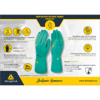 Нитриловые перчатки Delta Plus VE801 р. 9 VE801VE09