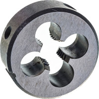 Круглая ручная плашка М12х1.75 HSS, Ф38х14 мм Thorvik D-COMBO MD12175 52840