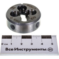 Круглая ручная плашка М12х1.75 HSS, Ф38х14 мм Thorvik D-COMBO MD12175 52840