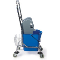 Уборочная тележка BRABIX 1 съемное ведро  синяя, 25 л 601498