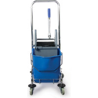 Уборочная тележка BRABIX 1 съемное ведро  синяя, 25 л 601498