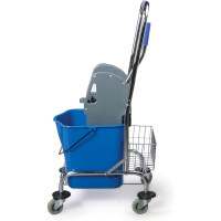 Уборочная тележка BRABIX 1 съемное ведро  синяя, 25 л 601498