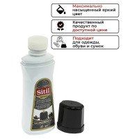 Жидкая краска для гладкой кожи Sitil Leather Renovator черная 100 мл 109.01 SMB